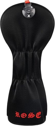 Big Crazy Golf Head Covers, Golf Club Covers Funny, Driver Headcovers, Golf Club Covers, Fairway Woods Head Covers, Hybrids Headcover with Soft Lining for Golf Gift Rose in Saudi Arabia