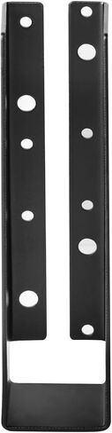 4 PCS Concealed-Flange Black Joist Hanger for 4 x 10 Post ,14 Gauge Steel Hidden Mount Joist Hanger, Powder Coated in Saudi Arabia