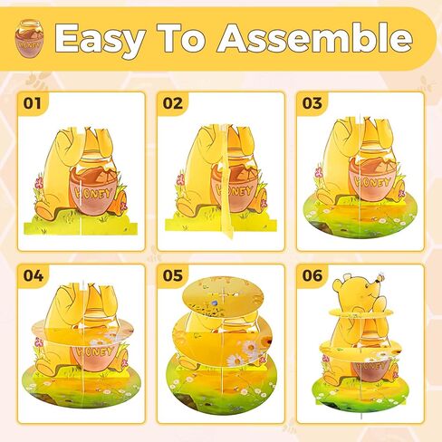 2 Pack Woodland Baby Shower Decorations Cupcake Stands: Cake Topper Stand Western Party Decors Supplies Favors, Baby Kids Boys Girls Birthday Safari Camping Mushroom Theme Cardboard Cupcake Holders in Saudi Arabia