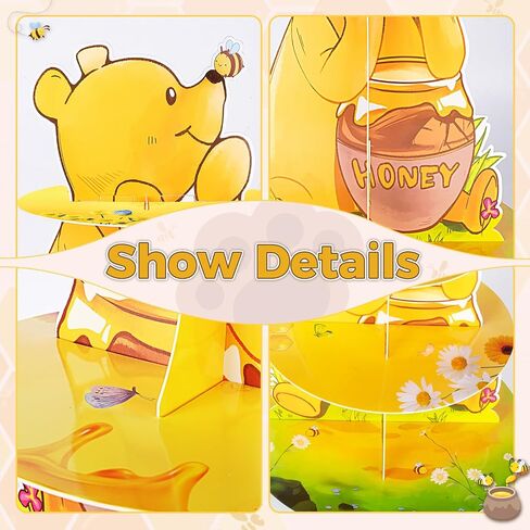 2 Pack Woodland Baby Shower Decorations Cupcake Stands: Cake Topper Stand Western Party Decors Supplies Favors, Baby Kids Boys Girls Birthday Safari Camping Mushroom Theme Cardboard Cupcake Holders in Saudi Arabia