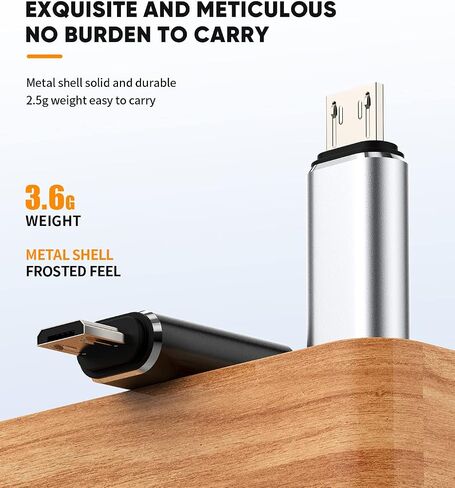 Micro USB Female to USB C Male(3pack) Adapter Android Port Charge Cable to Type-C Charging Converter for Pixel 5XL LG Compatible for Samsung Galaxy Note S10 S20 S21 Ipad Pro Air4 Cord Connector in Kuwait