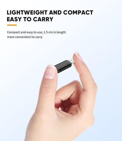 Micro USB Female to USB C Male(3pack) Adapter Android Port Charge Cable to Type-C Charging Converter for Pixel 5XL LG Compatible for Samsung Galaxy Note S10 S20 S21 Ipad Pro Air4 Cord Connector in Kuwait