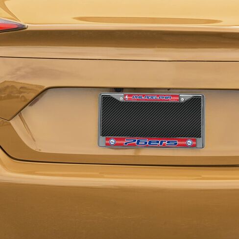 Rico Industries NBA Basketball Los Angeles Clippers Classic Bling License Plate Chrome Frame 12" x 6" in Saudi Arabia