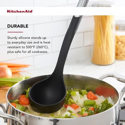 KitchenAid Silicone Ladle, 13 inches, Aqua Sky in Saudi Arabia
