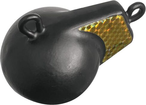 Extreme Max 3006.6964 Ball-with-Fin Downrigger Weight-15 رطلاً. مع فلاش الذهب in Saudi Arabia