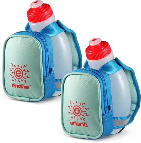 NGN Sport - Running Water Bottle Handheld | Hydration Bottle & Pack with Zippered Pocket - 10 oz in Saudi Arabia