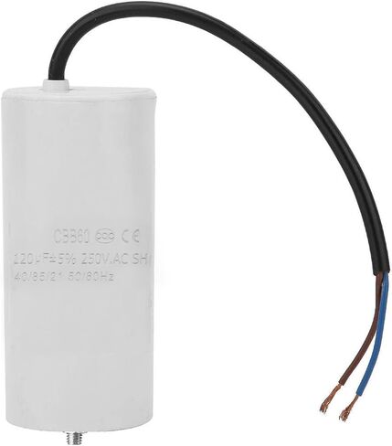 Seentech CBB60 60 فائق التوهج/MFD 250 VAC مكثف بدء التشغيل 50/60 هرتز جزء بديل كهربائي للتيار المتردد - يعمل مع بدء تشغيل محركات التيار المتردد ومكيفات الهواء والضواغط in Kuwait