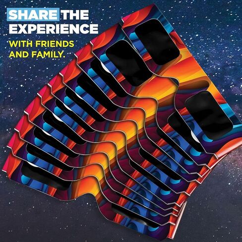 Medical king Solar Eclipse Glasses Approved 2024, (10 pack) CE and ISO Certified Safe Shades for Direct Sun Viewing Includes Bonus Eclipse Guide With Map in Kuwait