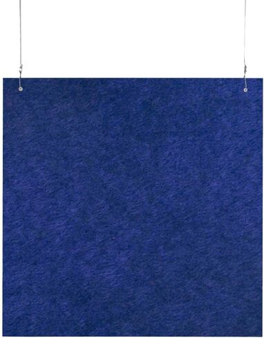 Versare Hanging SoundSorb Acoustic Baffles | Sound Dampening Material | Ceiling-Hung | Modern Design | 48" x 24" Marble Gray SoundSorb Panels in Saudi Arabia