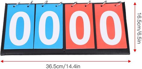 Table Top Scoreboard 2/3/4 Digit Portable Flip Sports Scoreboard Score Counter for Table Tennis Basketball Sports Digit Scoreboard in Saudi Arabia