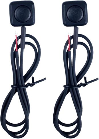 2Pcs 12V 24V Momentary Push Button ON-Off Switch, Surface Mount Button Switch with 11.81 inch Cables Easy to Install in Kuwait