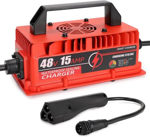18 Amp 36 Volt Golf Cart Battery Charger for EZGO TXT, Upgrade Trickle Charge 4.0,4-6H Full Charge,for Lead Acid Batteries, AGM,Gel,Replace Club Car Charger 36 Volt, Golf Cart Charger in Saudi Arabia