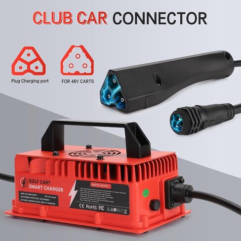 18 Amp 36 Volt Golf Cart Battery Charger for EZGO TXT, Upgrade Trickle Charge 4.0,4-6H Full Charge,for Lead Acid Batteries, AGM,Gel,Replace Club Car Charger 36 Volt, Golf Cart Charger in Saudi Arabia