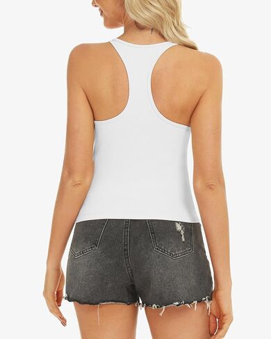 Stelle Women's Olcyless Tank Tops Scoop Neck Racerback Racerback Camisole Tops للتمرين غير الرسمي in Saudi Arabia