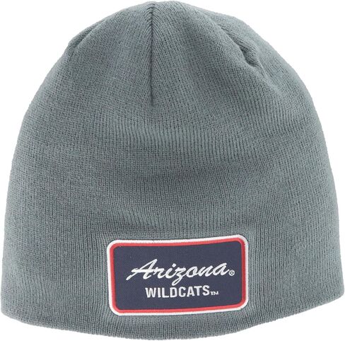 ZHATS Standard NCAA Officially Licensed Beanie Edge Patch Brick Gray, Grey, One Size in Saudi Arabia
