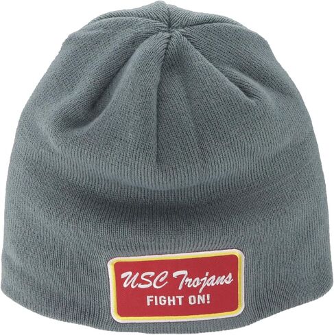 ZHATS Standard NCAA Officially Licensed Beanie Edge Patch Brick Gray, Grey, One Size in Saudi Arabia