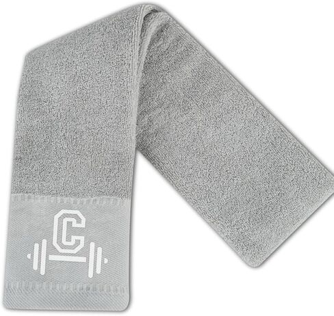 منشفة صالة ألعاب رياضية monogrammed ، هدايا تجريب مخصصة للرجال ، النساء ، عاشق الرياضة ، هدية اللياقة البدنية لعشاق الصالة الرياضية في عيد الميلاد ، عيد الميلاد ، منشفة ناعمة وامتصاص ، رمادي ، ص أو الأولي r in Saudi Arabia