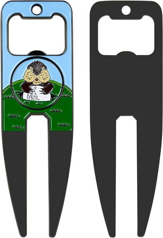 Big Teath Golf Divot Tool Funny Golf Divot Tool ، Tool Golf Divot Tool و Marker Ball ، Fecimite Modged Forged Parchmantive in Kuwait
