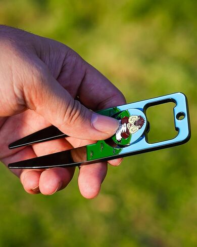 Big Teath Golf Divot Tool Funny Golf Divot Tool ، Tool Golf Divot Tool و Marker Ball ، Fecimite Modged Forged Parchmantive in Kuwait