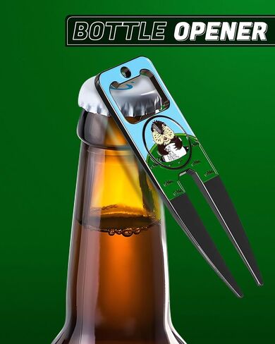 Big Teath Golf Divot Tool Funny Golf Divot Tool ، Tool Golf Divot Tool و Marker Ball ، Fecimite Modged Forged Parchmantive in Kuwait