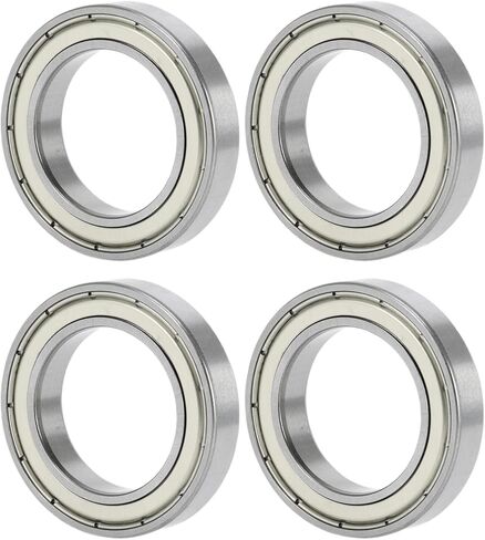 ACROPIX 6906ZZ Deep Groove Ball Bearings P6 30x47x9mm Lubricated Double Metal Seal Silver Tone Scooter Skateboard Wheel - Pack of 10 in Saudi Arabia