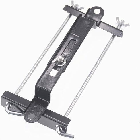 Premium Adjustable Battery Hold Down, Universal Crossbar Battery Hold Down Kit, Universal Adjustable Battery Crossbar with J-Shaped Stabilizing Hook Kit (Bolt Length 11inches / 27cm) in Saudi Arabia