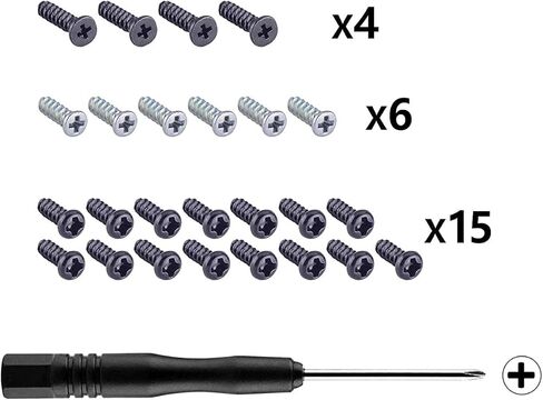 eXtremeRate Dark Grayish Violet Repair ABXY D-pad ZR ZL L R Keys for Nintendo Switch Pro Controller, Replacement Full Set Buttons w/Tools for Nintendo Switch Pro Controller - Controller NOT Included in Saudi Arabia