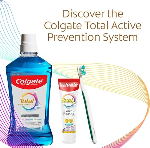 Colgate Total Active Prevention Gum Protect Whitening Toothpaste, Whitening Gum Toothpaste for Gum Inflammation, Redness, Bleeding Gums, Irritation, and Gum Sensitivity, SLS Free, 3.0 oz in Saudi Arabia