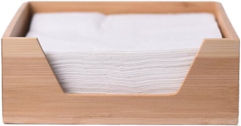 Bamboo Napkin Holder For Table 9.29" x 5.43" x 2.56" - Japanding Design, Multipurpose - Stylish Home Decor Napkin Organizer. in Saudi Arabia