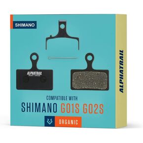 MTB Disc Brake Pads - Compatible with Shimano G01S XT XTR GRX SLX BR-M615 Deore Brake Systems I Resin I 1 Pair I High Performance Brake Pads I Mountain Bike Brake Pads for MTB & E-Bike