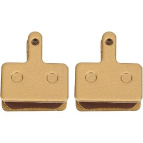 Disc Brake Pads, 2 Pairs Mountain Bike Metallic Disc Brake Pads with Spring for Tektros Winzip & Alhonga