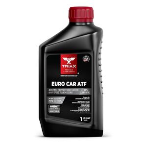 Triax Euro Car ATF Synthetic, Low Vis, for European 6,7,8, and 9 Speed Automatic Transmissions, Compatible with BMW, Audi, Porsche, Land Rover, Mercedes Benz (1 Quart)
