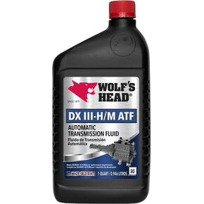 Wolf's Head DX III-H/M Automatic Transmission Fluid (836-92836-56) 1 Quart Bottle, Pack of 12