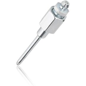 SAVITA Grease Needle Nozzle, Bearing Grease Needle with Hardened Steel Head Threaded Narrow Needle Lubricator Adapter Grease Gun Needle Tip for Lubricating Flush and Hydraulic Fittings