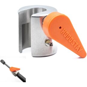 Lift Support Hood Shocks Strut Clamp - Made in U.S.A. - Keep Car Hood, Liftgate, Canopy, Trunk Open Safely and Securely with up to 15mm (9/16") Opening for Rod, 22mm (7/8") Body