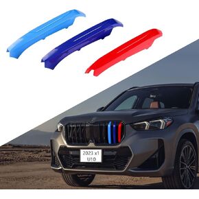 Compatible with bmw X1 U11 iX1 color grille insert stripes trims for 2022 2023 bmw X1 accessories front kidney large grilles 5-Beam