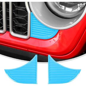 Linskip Grille Vent Covers Compatible with 2024 Jeep Wrangler JL 4XE & Gladiator JT Sport Rubicon Sahara Willys Mojave, Grill Inserts Textured Slot Decals, Exterior Accessories(pink)