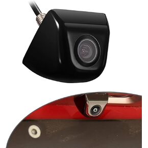 1 PC HD Car Backup Camera, 170 Degrees Wide Angle IP68 Waterproof Metal Lightless Vehicle Camera Replacement, Universal Automotive Camera Accessories for Truck Pickup SUV RV Sedan (Black)