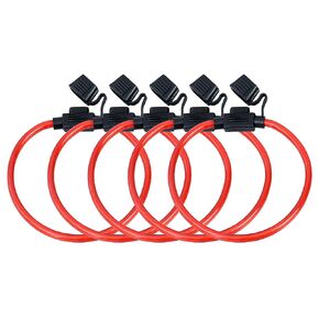 Conext Link LFH10ATM-5 Loop ATM Fuse Holder with Cover Without Fuse 5 Pack (10 Gauge) （15077）
