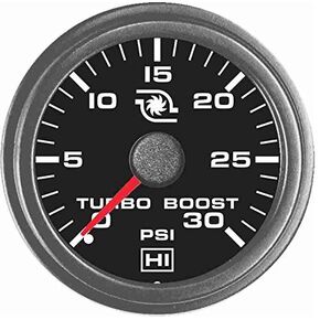 Hewitt Industries 30 PSI Universal Turbo Boost Gauge KIT