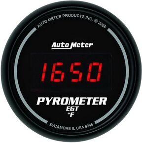 Auto Meter 6345 Digital Pyrometer Gauge,2.3125 in.