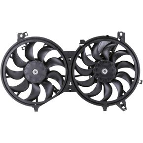TYC 621840 Cooling Fan Assembly Compatible with 2009-2013 Infiniti G37, Black