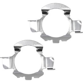 1 Pair Car H7 LED Headlight Bulb Adapter, Auto H7 LED Headlamp Bulb Base Holder Socket Retainer, H7 Adapter Holders Compatible with A3 A4 X5 E-Class Regal, Car Accessories