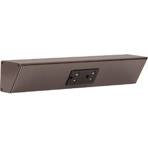 Task Lighting TR Series Angle Power Strip, 9 inch, 4 Dual Receptacles, Black