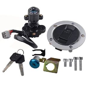 Ignition Switch Gas Petrol Cap Cover Lock Key Set for Suzuki GSXR750 2004-2016 GSXR1000 2004-2016