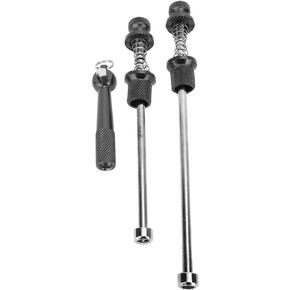Aluminum Alloy Road Bike Anti Theft Quick Release Secure Lock Skewers Set Cycling Wheels Locking