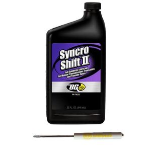 Smilyeez Listing for BG Syncro Shift II PN 792 with Pocket Screwdriver (3 Bottles) Synthetic Gear Lubricant - Fluid for Manual Transmissions and Trans-Axle