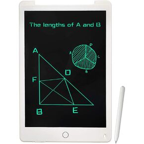 JONZOO LCD Writing Tablet 11 inch, Erasable Writing Drawing Board Doodle Pads with Magnets, Electronic Drawing Tablet Writing Board for Kids Adults at Home School Office (Black) in Saudi Arabia