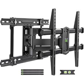 USX MOUNT UL Listed TV Wall Mount for 42"-85" TVS up to 110lbs and 8"-24" Wood Studs, TV Mount with Tilt, Swivel & Extension, TV Mounts Bracket with Dual Articulating Arms, Max VESA 600x400mm