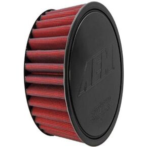 AEM 21-2039DK Universal DryFlow Clamp-On Air Filter: Round Tapered; 3 in (76 mm) Flange ID; 9.25 in (235 mm) Height; 6 in (152 mm) Base; 5.125 in (130 mm) Top